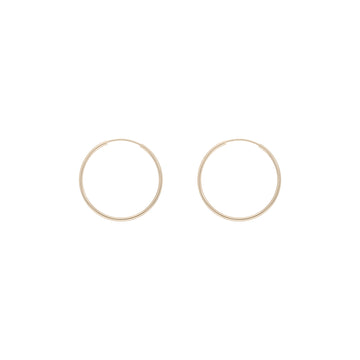Baby Endless Hoops - 9 K Echtgold